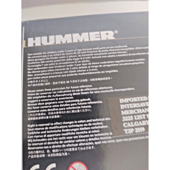 SPECIAL EDITION HUMMER by MAISTO Red DIE-CAST METAL 1/27 Original Box - Picture 9 of 13